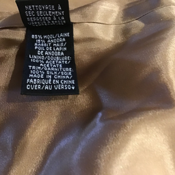 Ellen Tracy (original ) Size 4. Wool. Tan - Picture 4 of 5